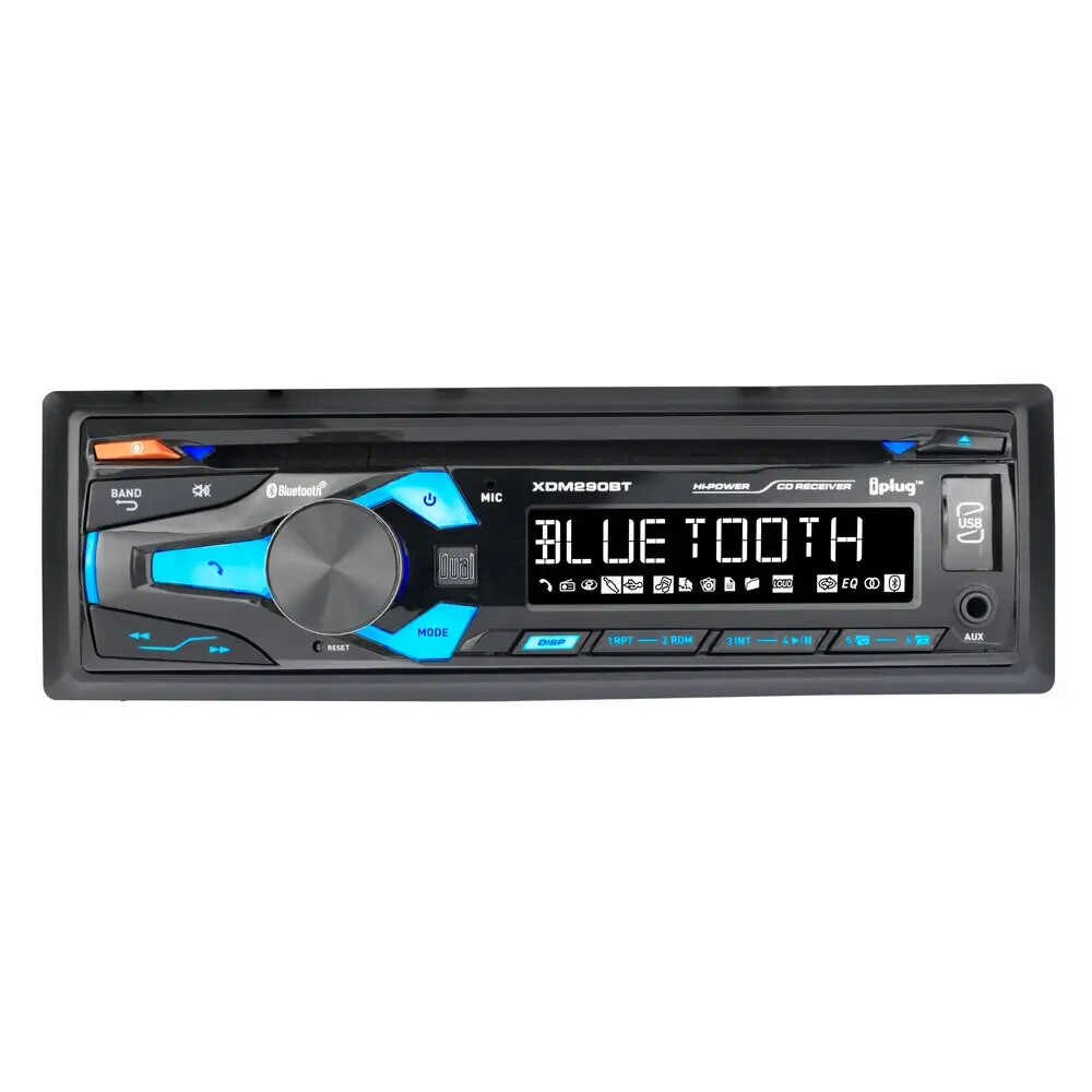 Dual In-Dash 1 DIN Bluetooth CD/AM/FM Receiver