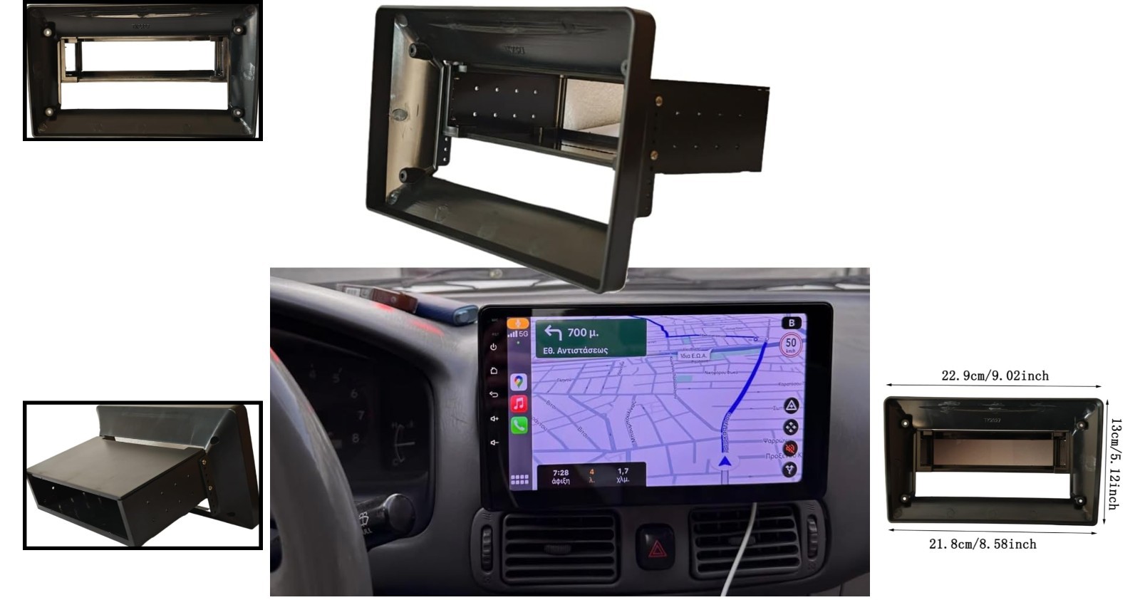 Sleek 9 Inch Universal 1 Din Touch Screen Autoradio for Easy Installation