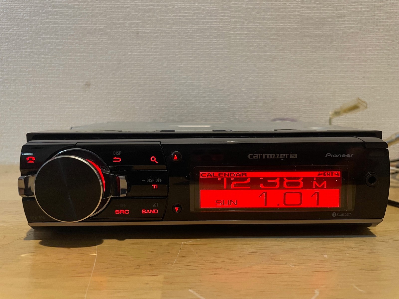 Carrozzeria Pioneer DEH-970 1DIN CD/Bluetooth/USB/AUX Car Audio Tested Working