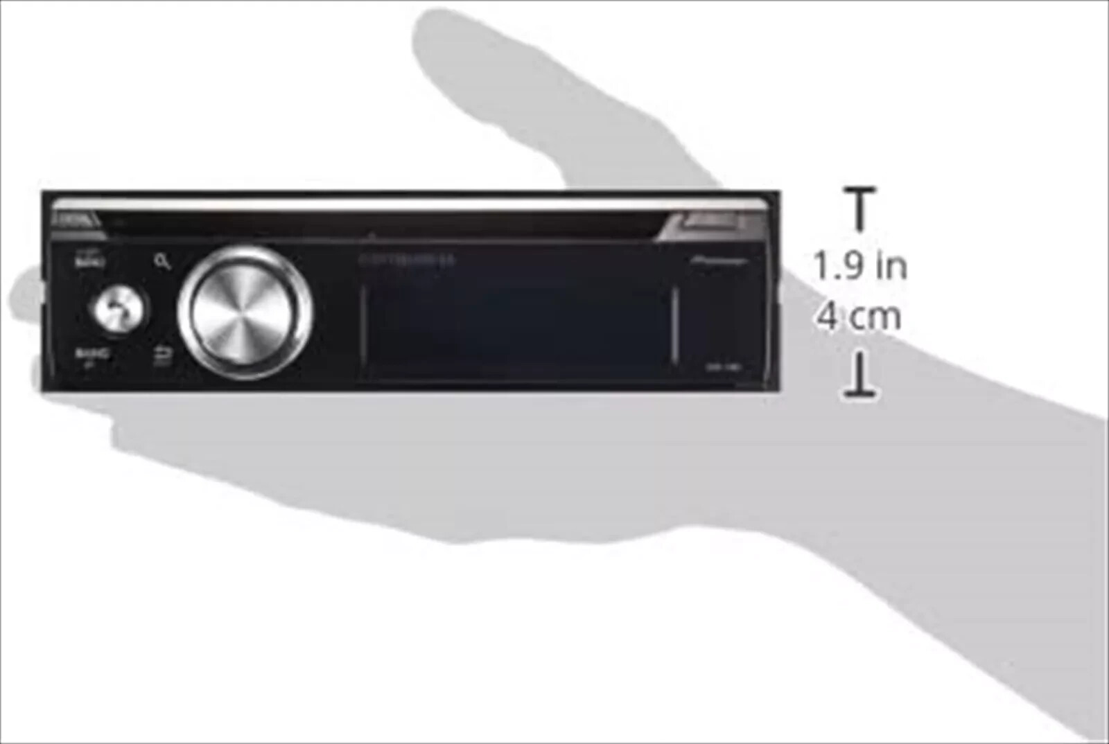 Pioneer Carrozzeria DEH-7100 CD USB Bluetooth Car Audio Black 1kg 1.9in 200W