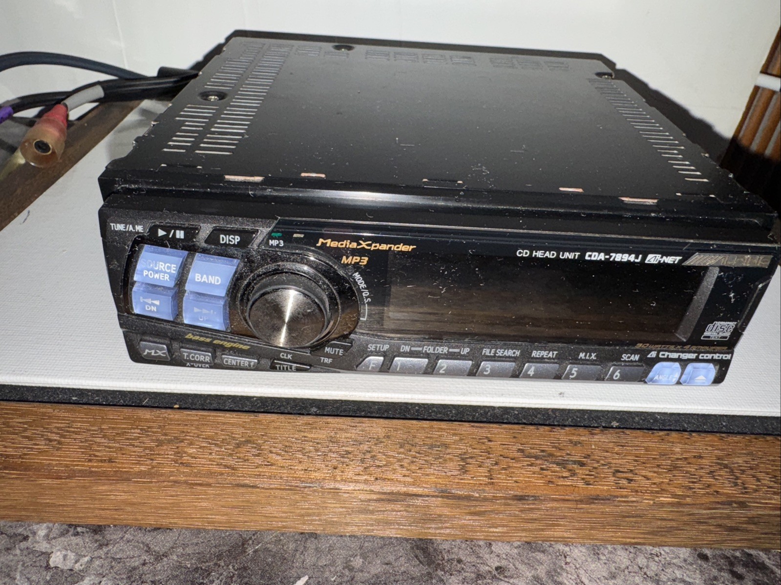 Alpine CDA-7894J 1DIN Car Audio CD MP3 Receiver Used Tested