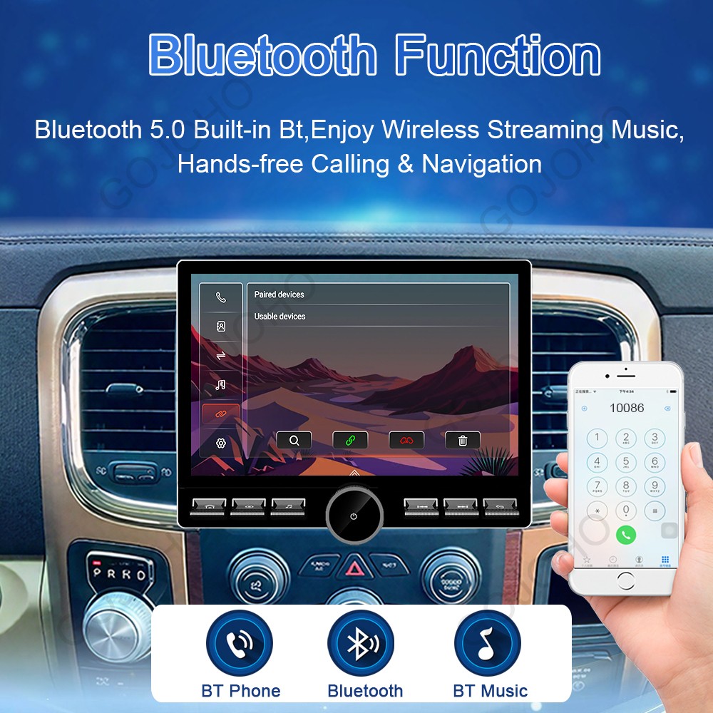 For Honda CRV 2007-2011 Caro Radio 64G Stere GPS+Cam Navi WiFi Wireless Carplay