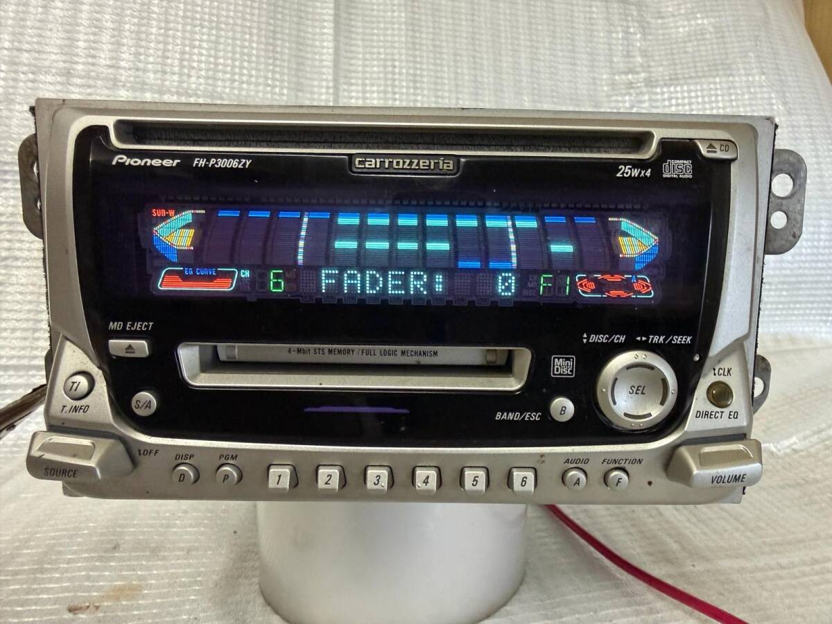 Pioneer Carrozzeria FH-P3006ZY 2DIN CD MD Player USB AUX Toyota Daihatsu Japan