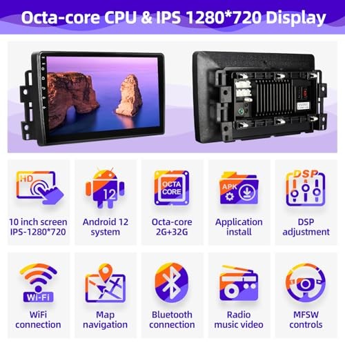 for Chevy Silverado Suburban Tahoe GMC Sierra Yukon 2007-2013 Radio Compatible