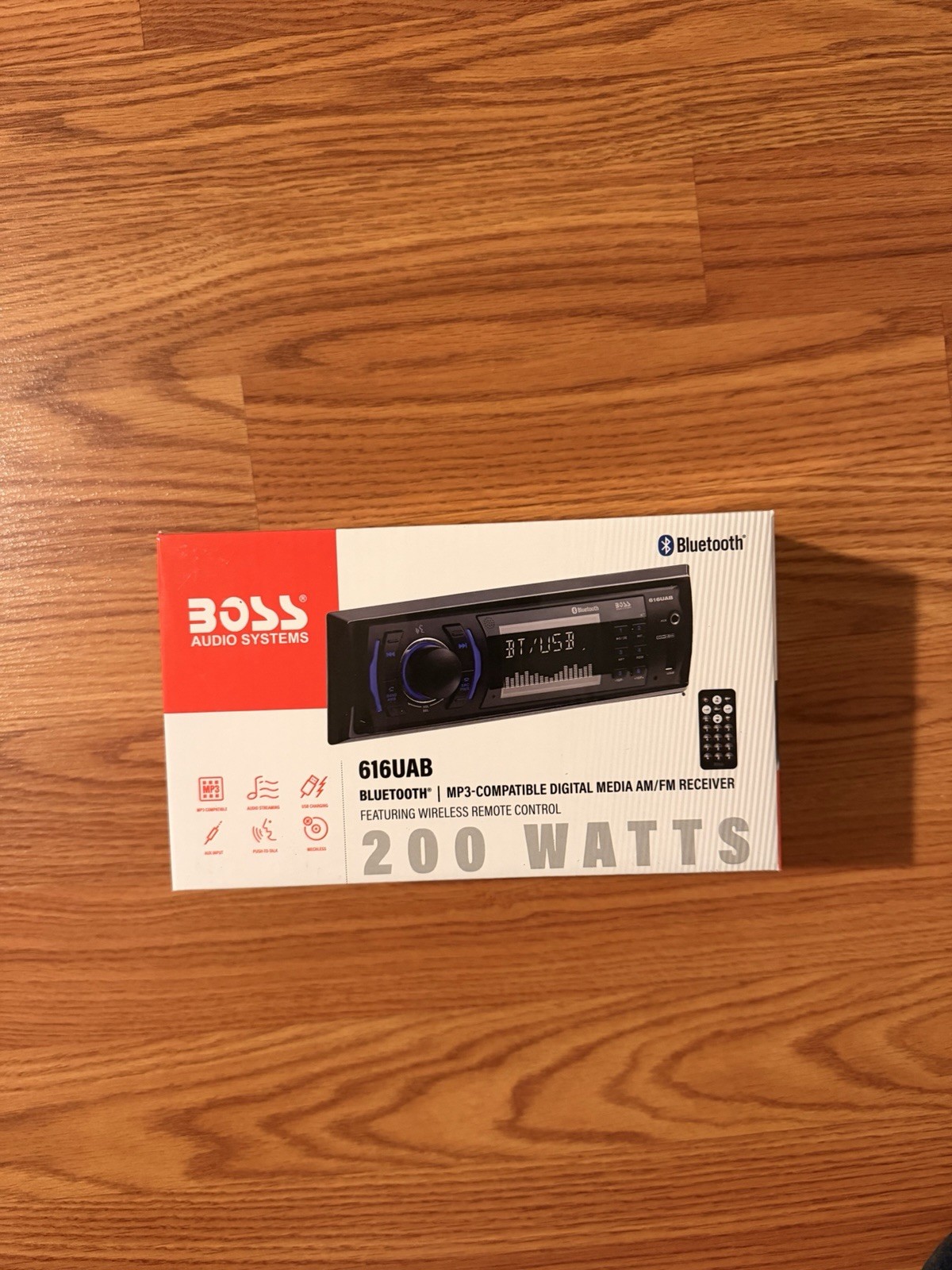 New Audio Systems 616UAB Car Stereo, Bluetooth, MP3, USB, Aux In, AM/FM Radio