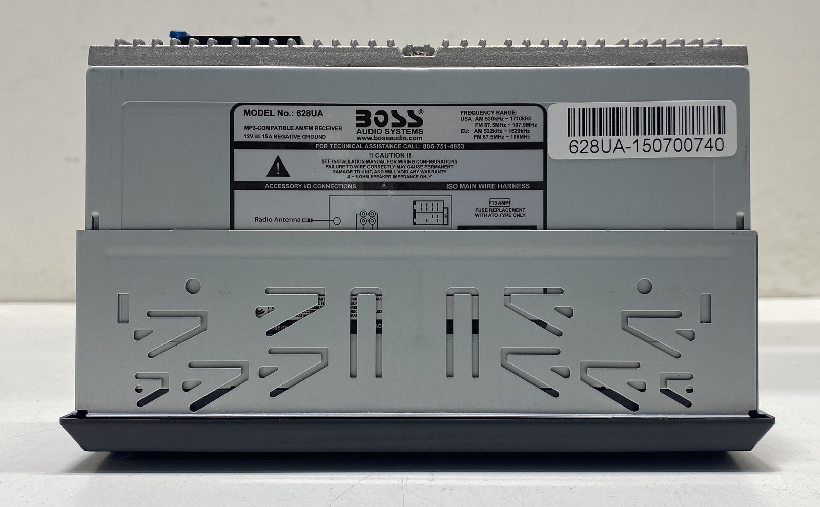 Boss Audio Systems 628UA Digital Media Receiver 200W MP3 USB SD For Parts