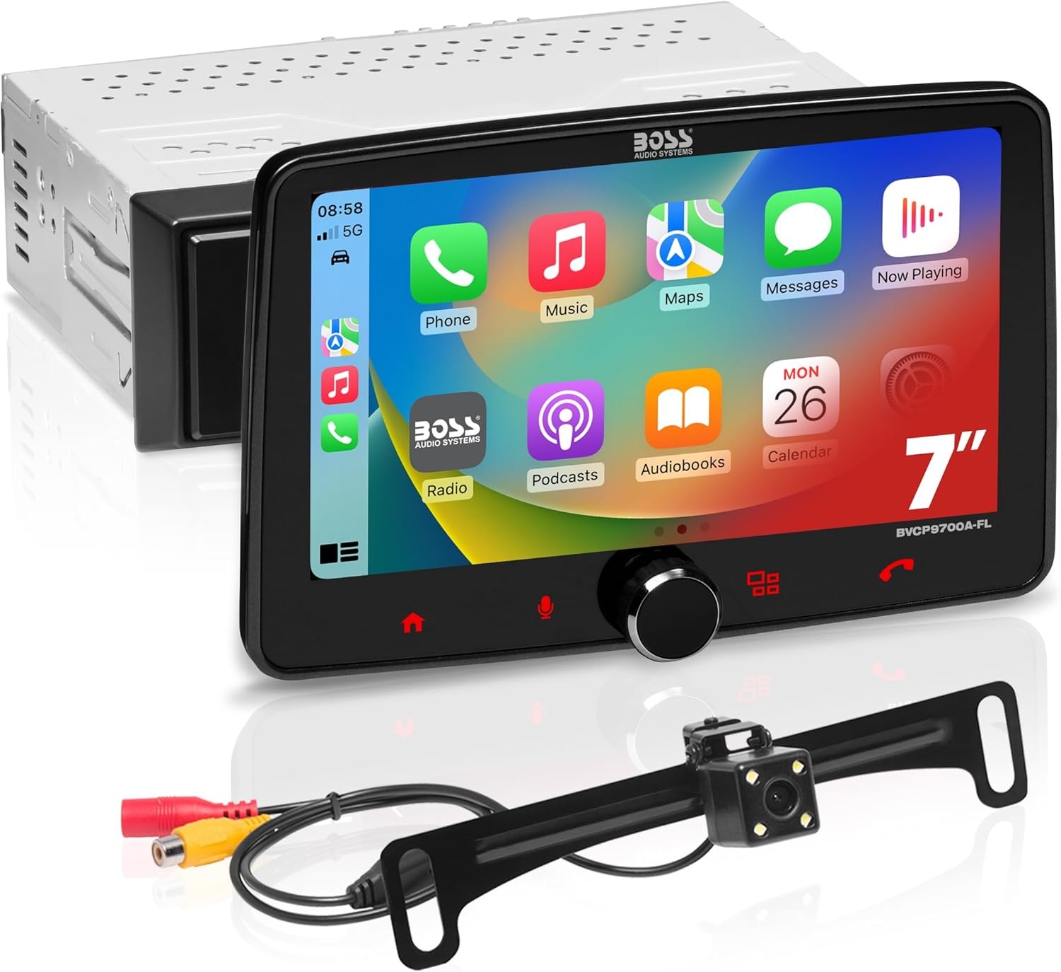 BOSS BVCP9700A-CFL 7″ Touchscreen Car Stereo Apple CarPlay Android Bluetooth