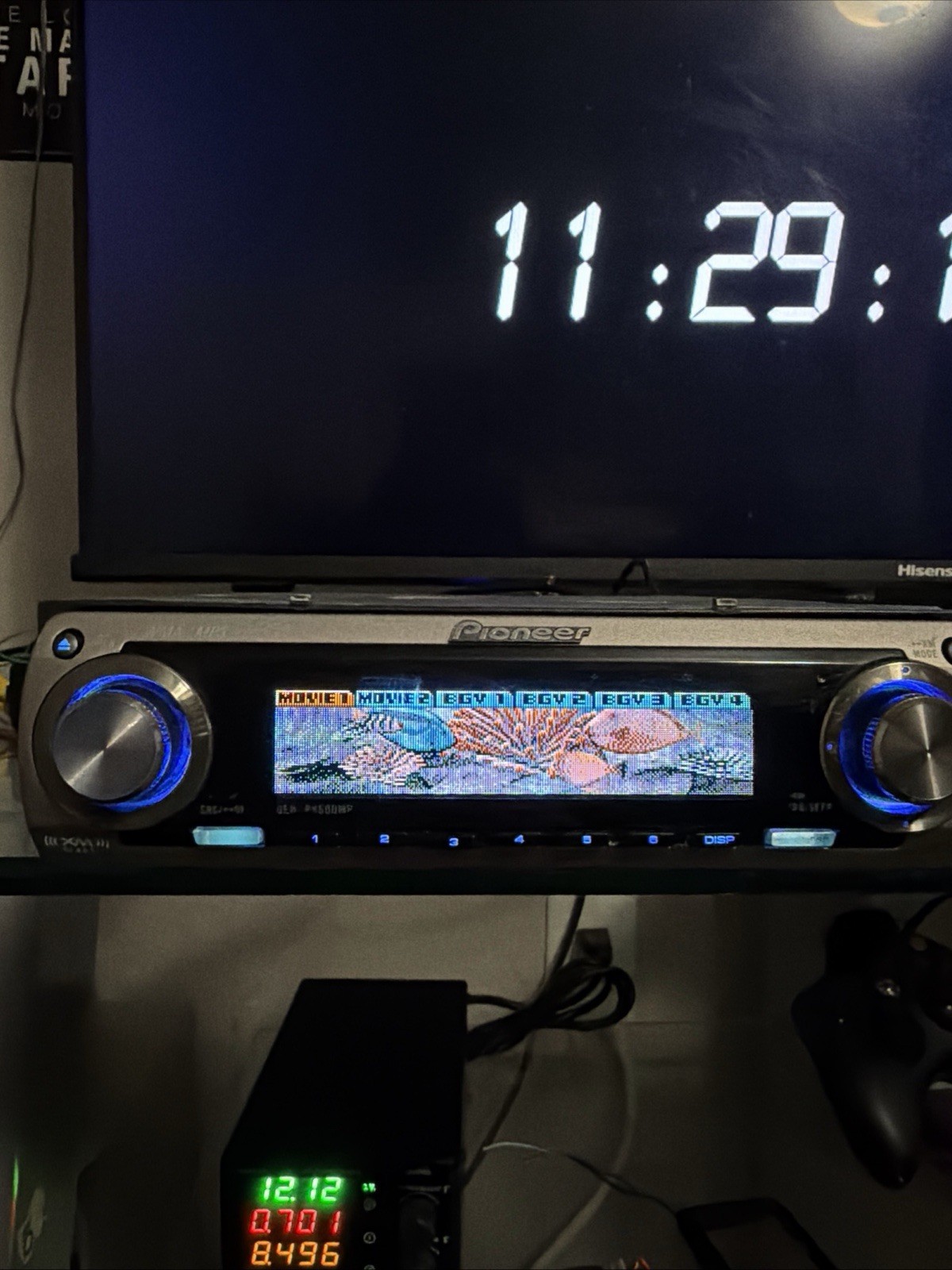 🐠🐟Pioneer DEH-P8600MP CD MP3 WMA Head Unit/stereo Bluetooth Tested Working🐟🐠