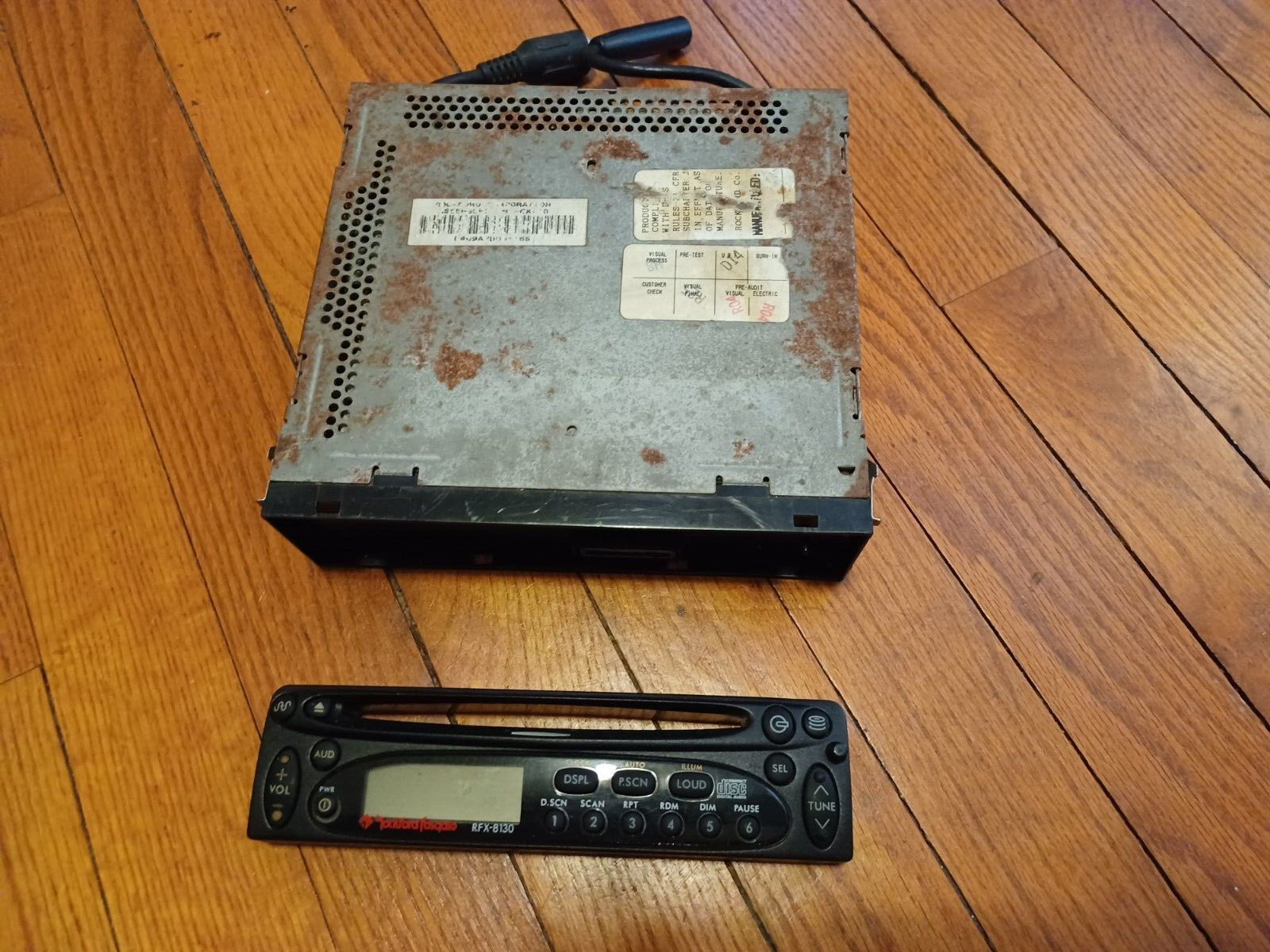 RARE OLD SCHOOL ROCKFORD FOSGATE CD PLAYER RFX-8130 – NO HARNESS PARTS OR REPAIR