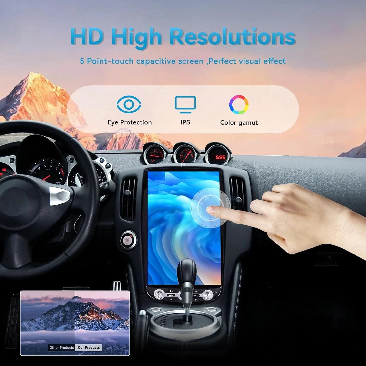 For Nissan 370Z 2005-2019 14.5″ Android Car Radio Carplay AHD GPS Navi Head Unit