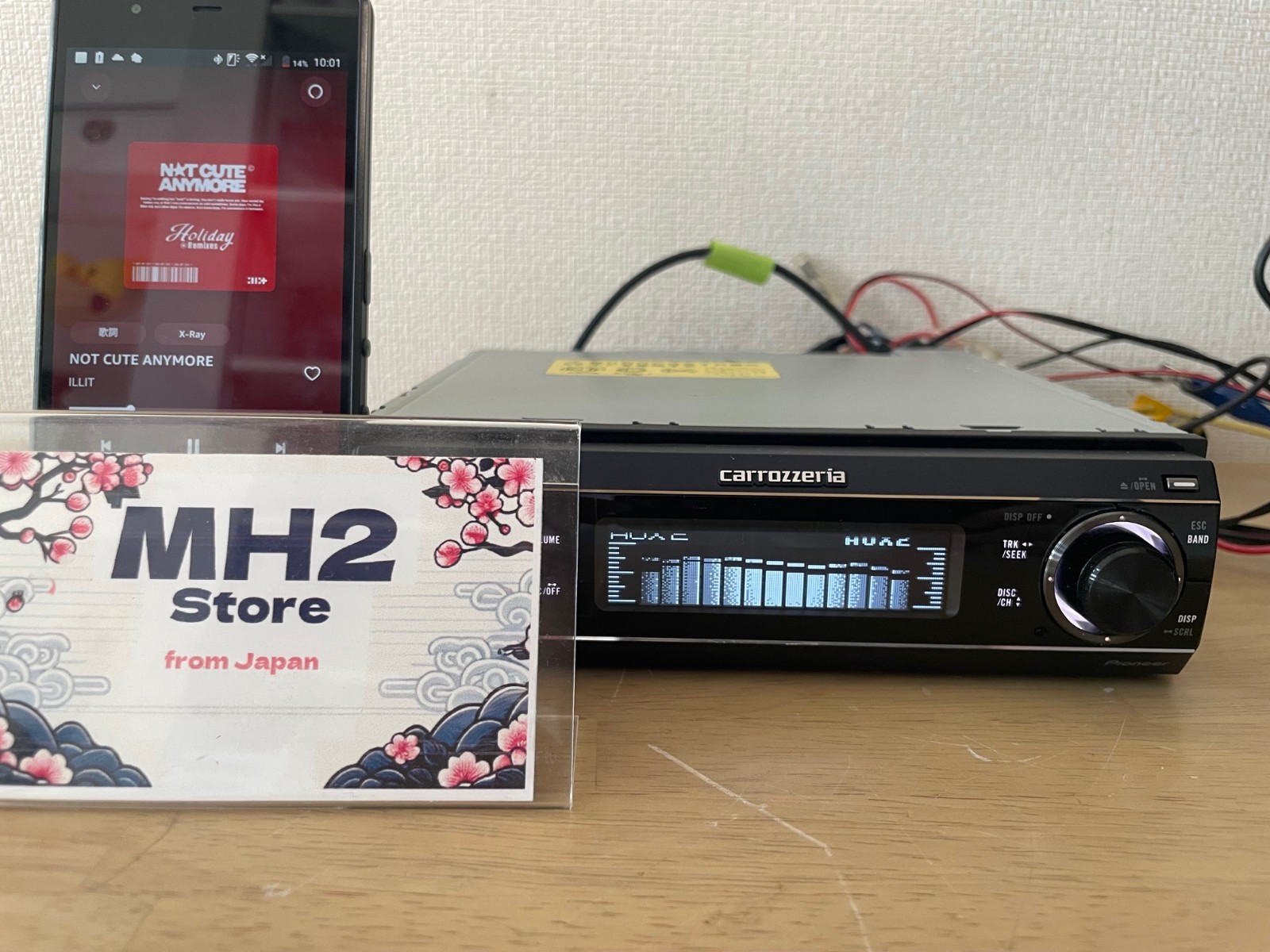 Pioneer Carrozzeria DEH-P940 1DIN Car Audio CD PLayer DSP SFC AUX Tested