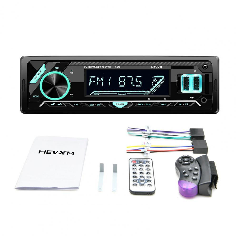 Car Radio MP3 Player Bluetooth AUX IN Audio Dual USB Fast Charging Hands-free