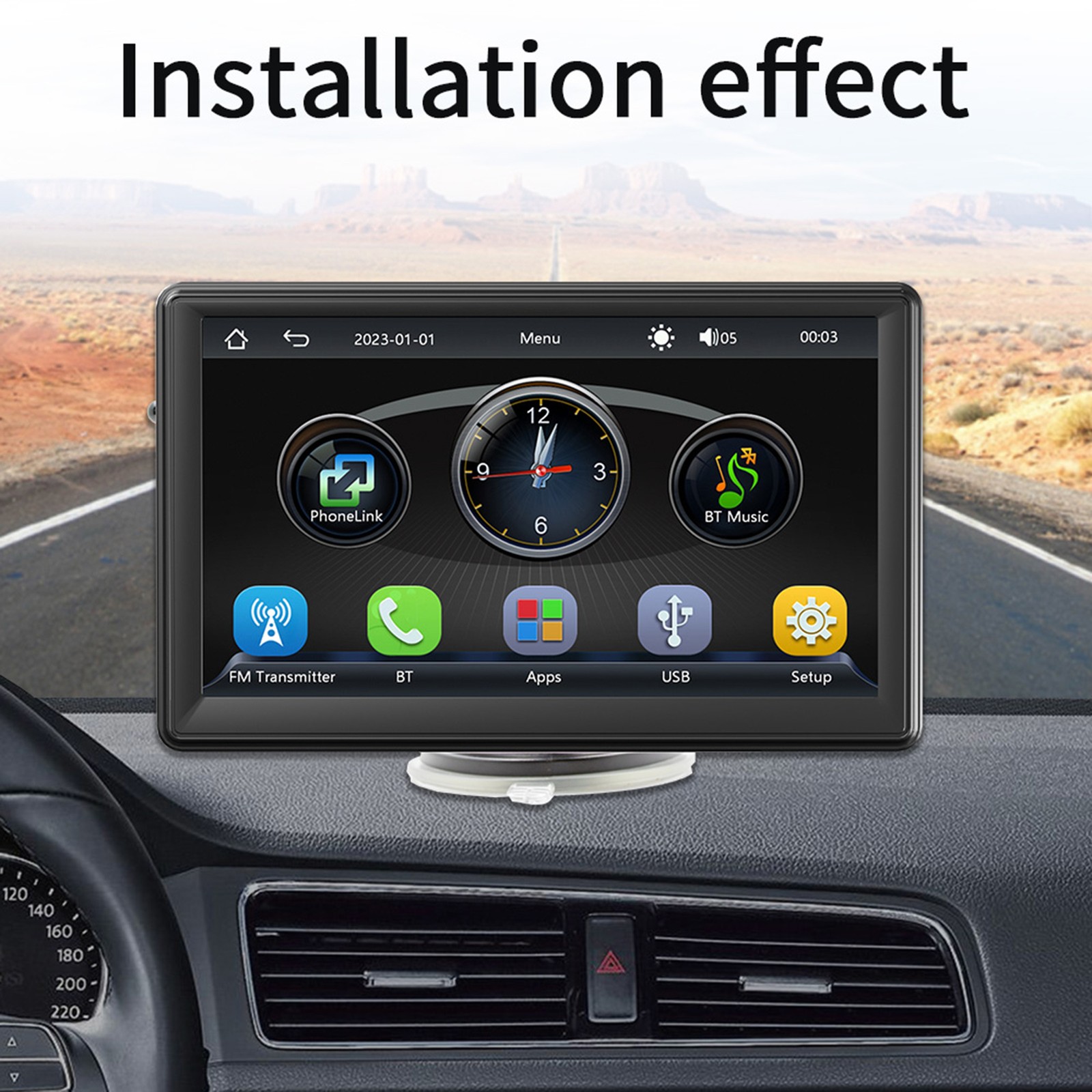 Portable Car MP5 Player With 7-Inch HD Screen Supports CarPlay EIFE