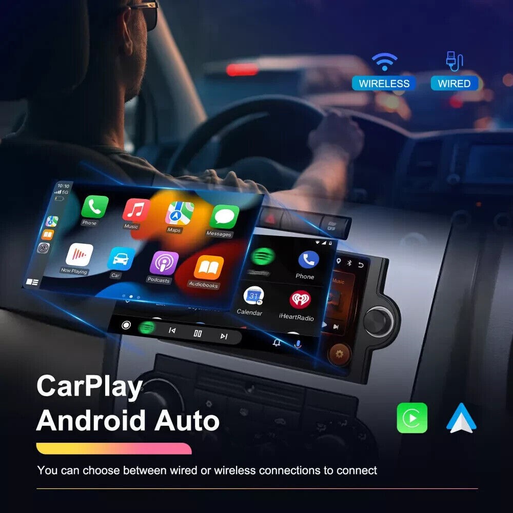 6.5″ Android Carplay Car Stereo Radio AHD GPS Navigation For Dodge Jeep Chrysler