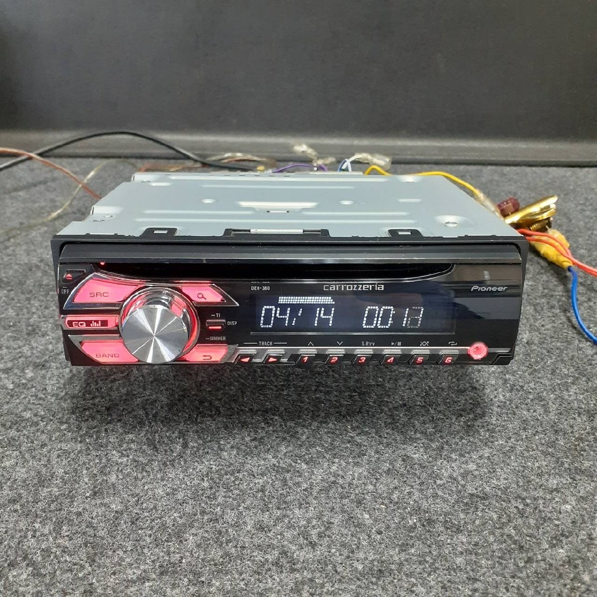Carrozzeria DEH-380 AUX CD Player 1DIN Audio JAPAN