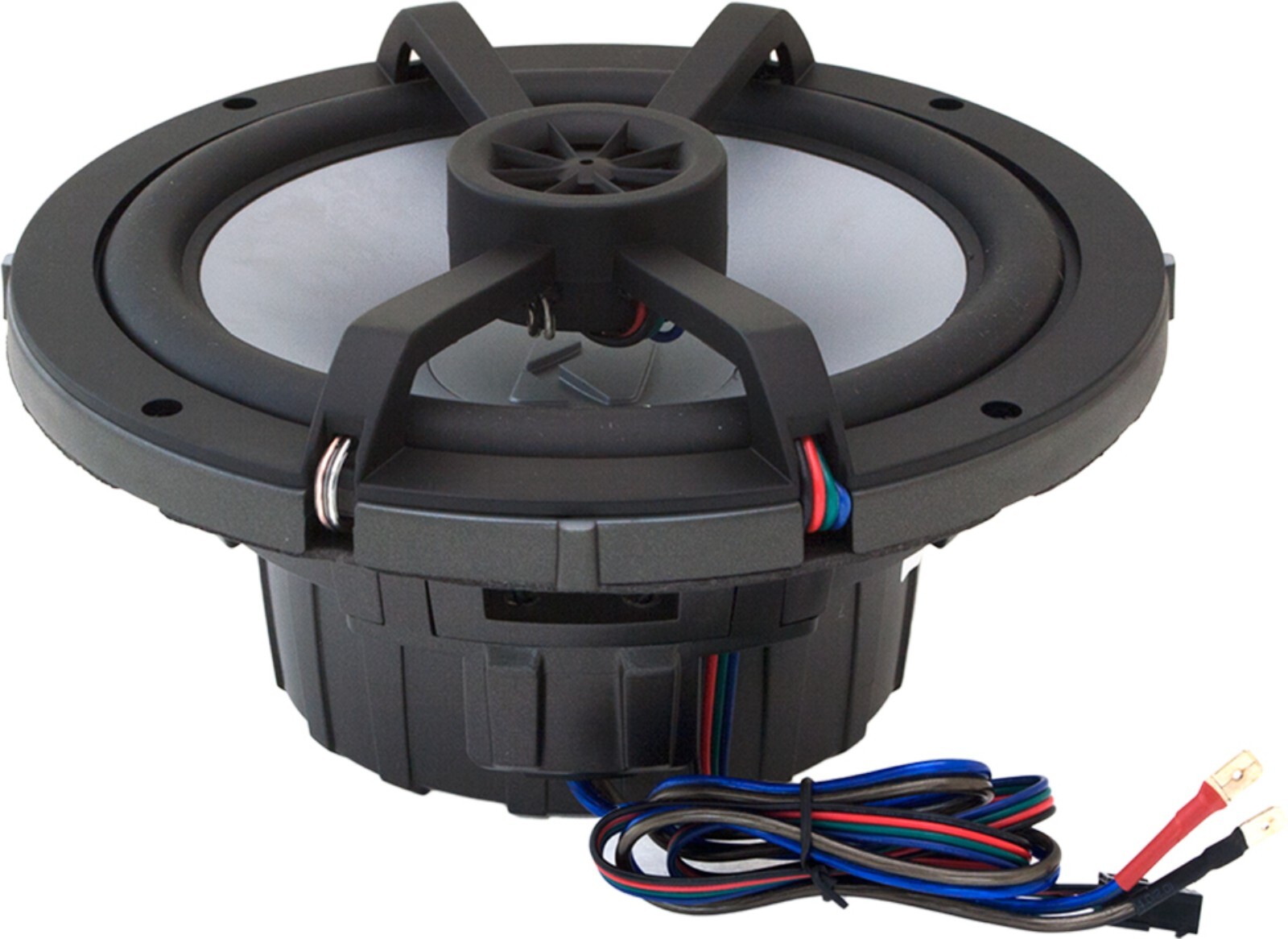 KICKER KMC4 DIGITAL MEDIA RECEIVER MARINE AUDIO PACKAGE+8″ LED SPEAKERS 2 PAIRS