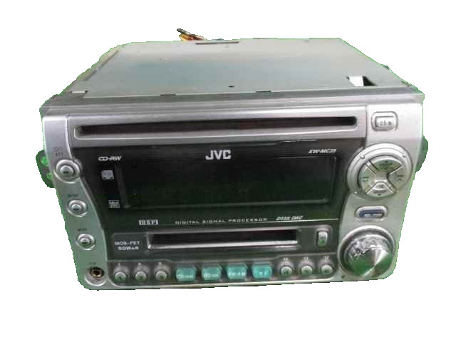 JDM TVC KW-MC35-S 2DIN CD MD Player Period Correct Retro Car Audio Japan A39865
