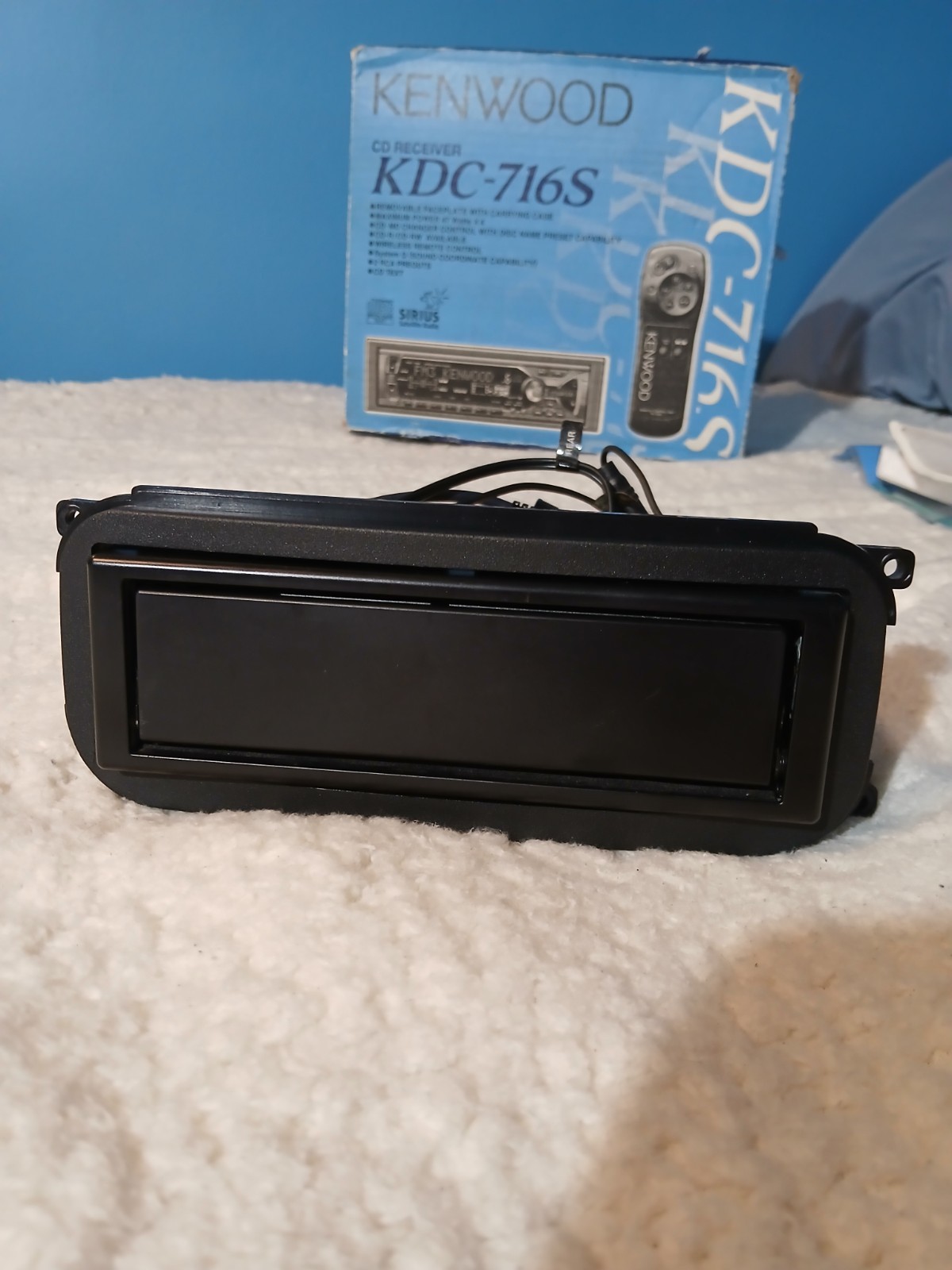 Kenwood KDC-716S Receiver, Remote, Instruction Manual, Complete, In Box, Rare