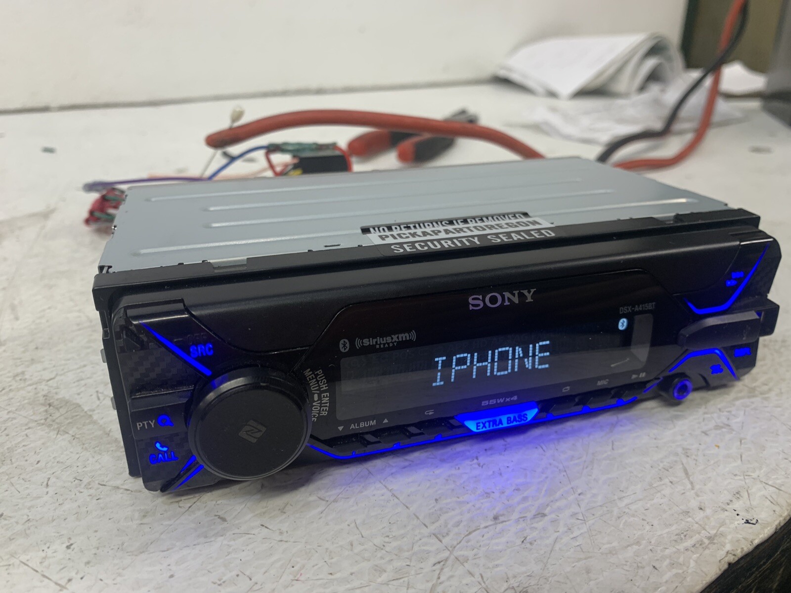 Sony DSX-A415BT radio stereo digital media receiver MP3 WMA iPhone Android
