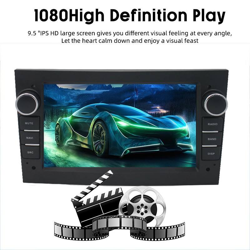 7 Inch Android 9.1 for Opel No DVD Car Radio Built-in Carplay GPS Stereo 2Din