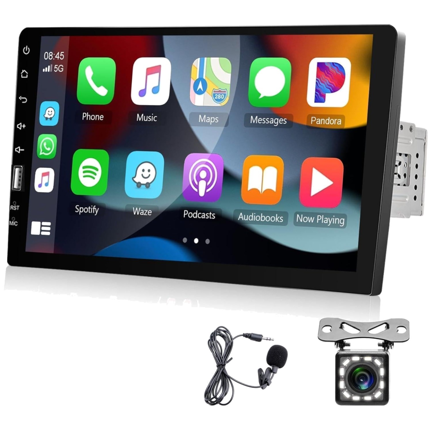 9″ Single Din Car Stereo with CarPlay & Android Auto”