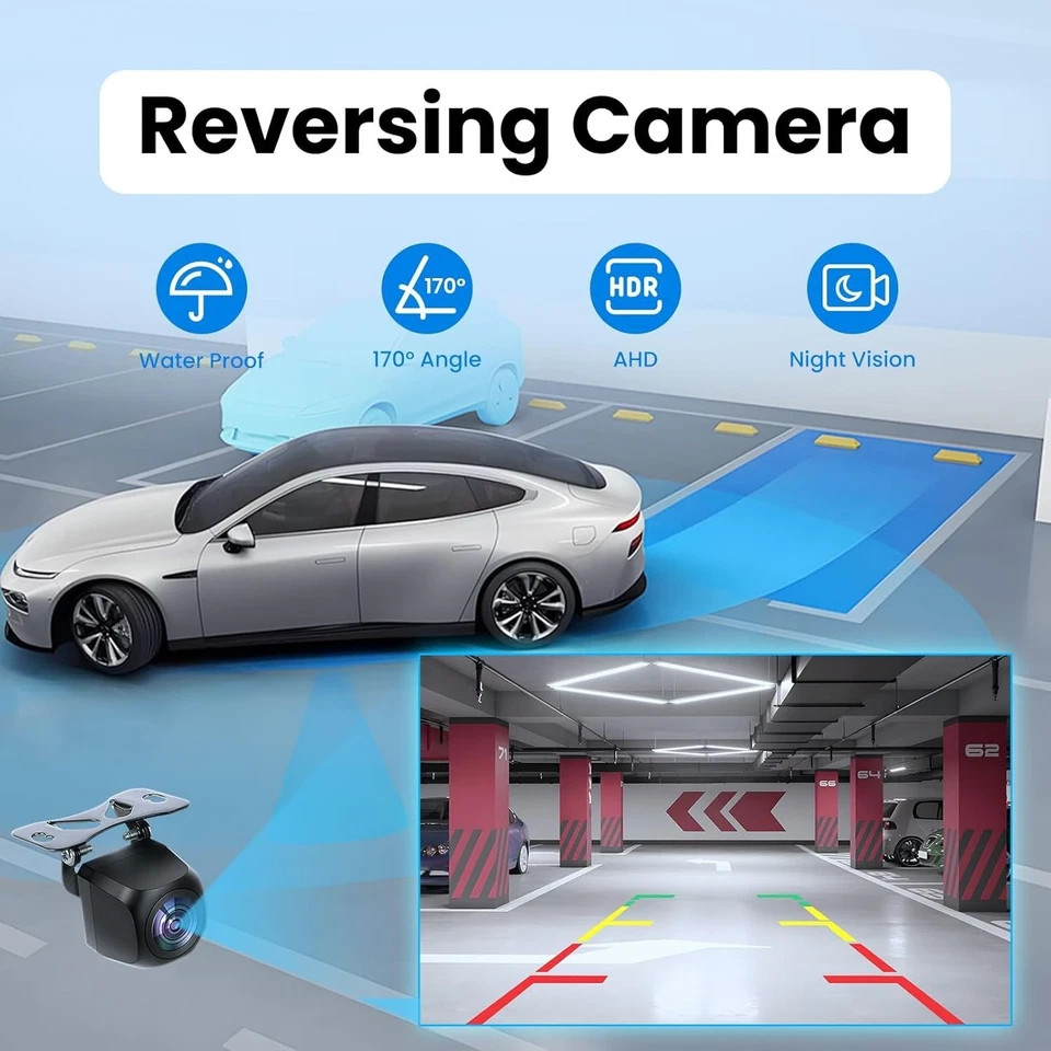 Carplay Radio For 2002-2005 Dodge Ram Back Camera Backup Cam Backup Camera