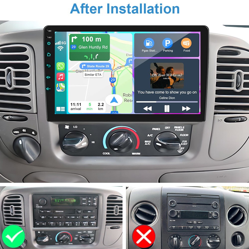 Carplay Car Radio Stereo Navi For Mercury Mountaineer 1998 1999 2000 2001 2002