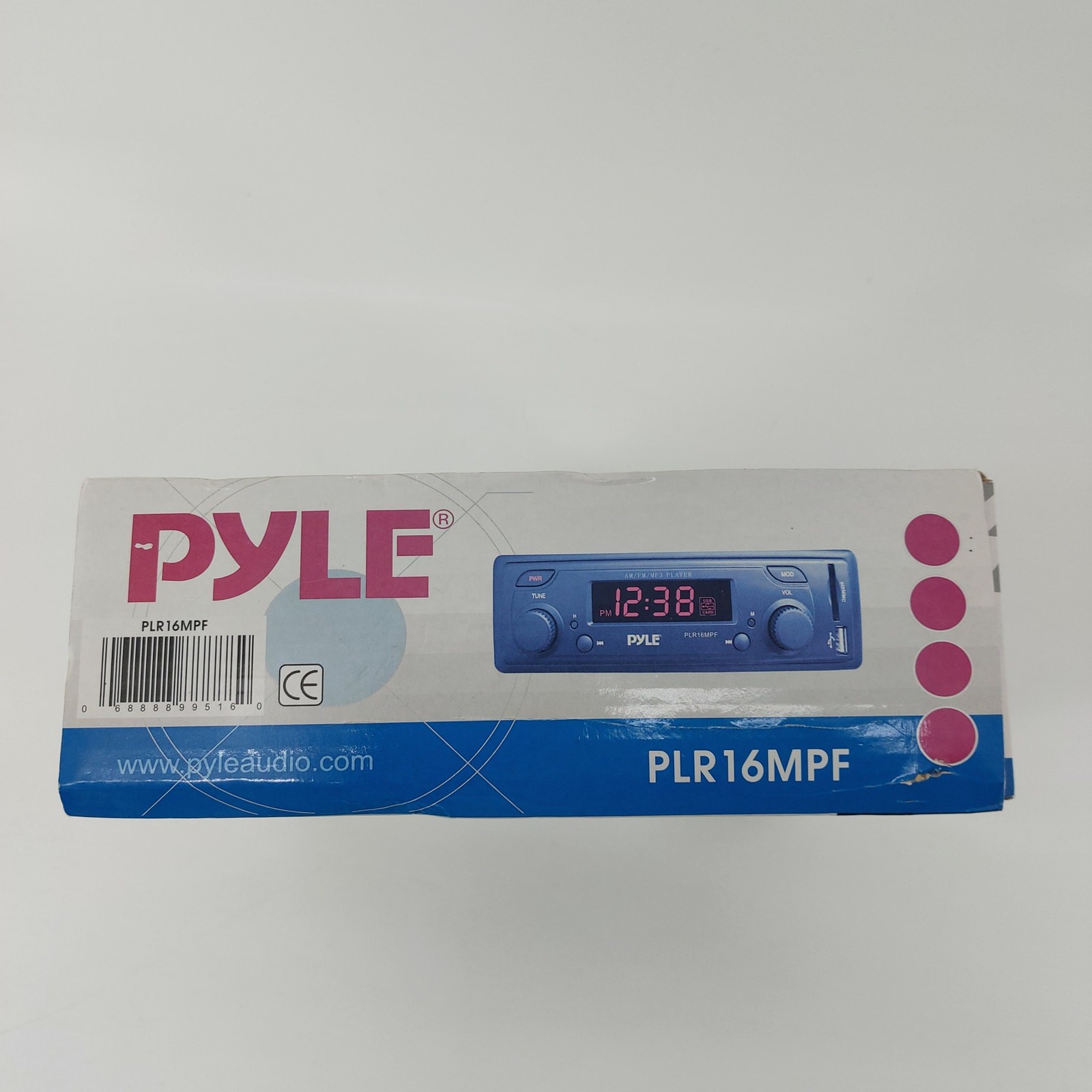 Pyle In Dash AM/FM MPX Receiver MP3 Playback USB Radio