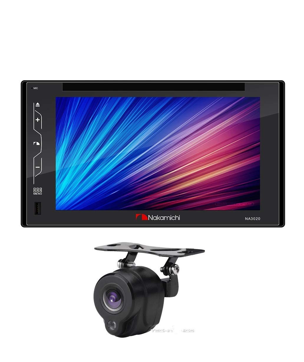 Nakamichi NA2300 CD DVD 2-DIN 6.2 Monitor Built-in Bluetooth Capacitive Touch