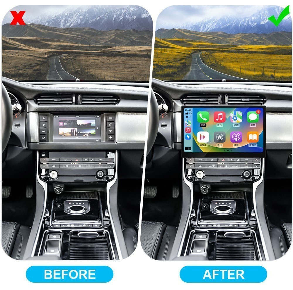 11.4″ Android Car Radio Stereo For Jaguar XF XFL 2016-2018 Carplay GPS Navi