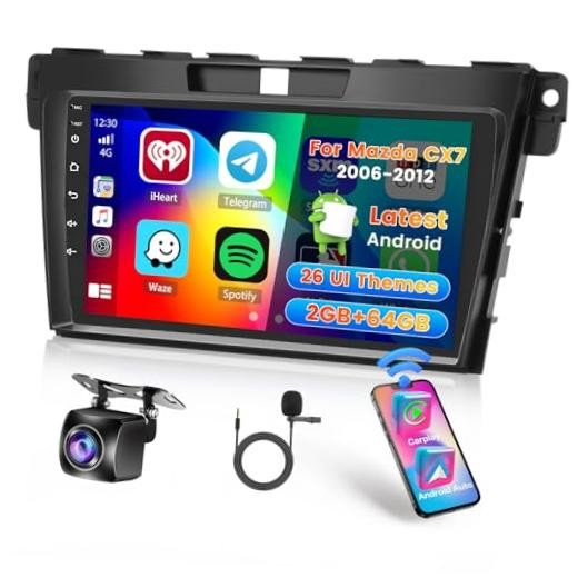 Car Radio for Mazda CX7 2006 2007 2008 2009 2010 2011 2012: [2G+64G] 9 2+64G