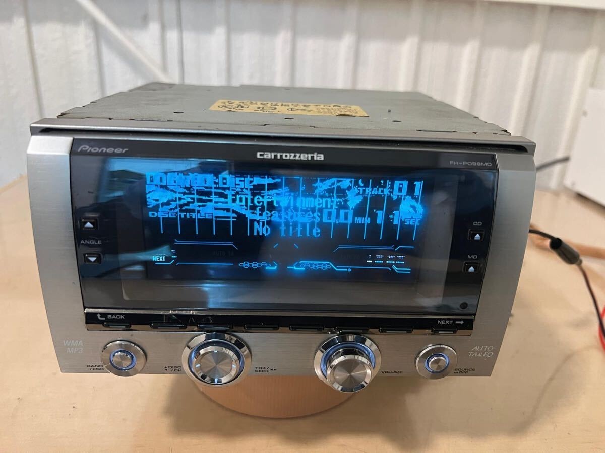 Pioneer Carrozzeria FH-P099MD CD MD Car Stereo Receiver Tested Working – JAPAN