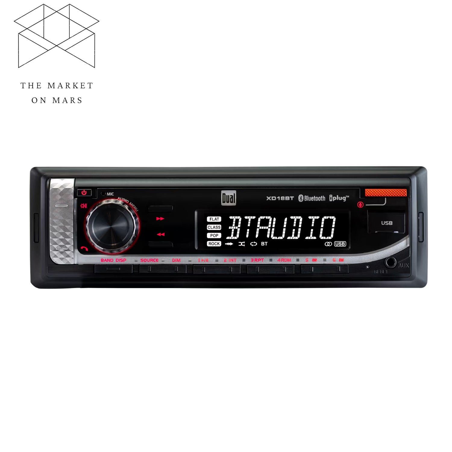 Electronics XD18BT Single DIN Car Stereo Head Unit with Bluetooth, USB 💪👌