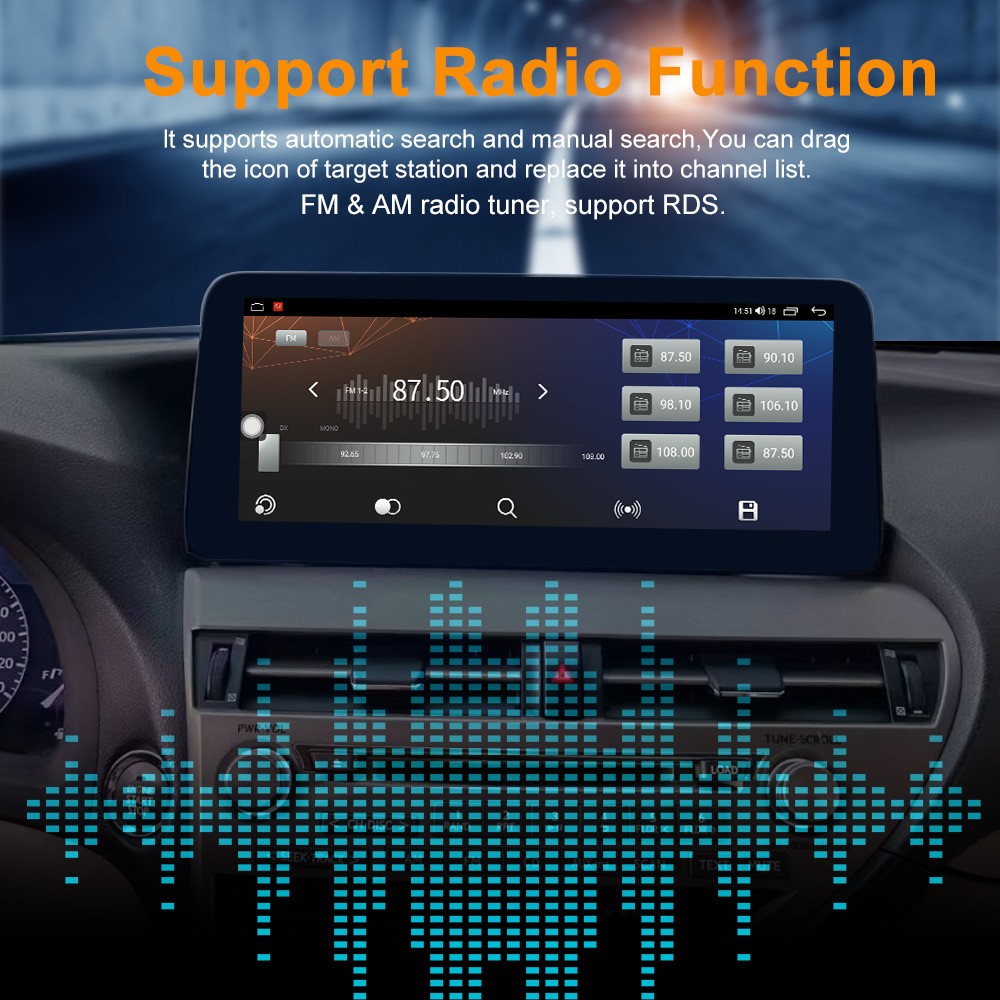 Android 14 For Acura TSX 2003-2008 Car Radio Player support Android Auto Carplay
