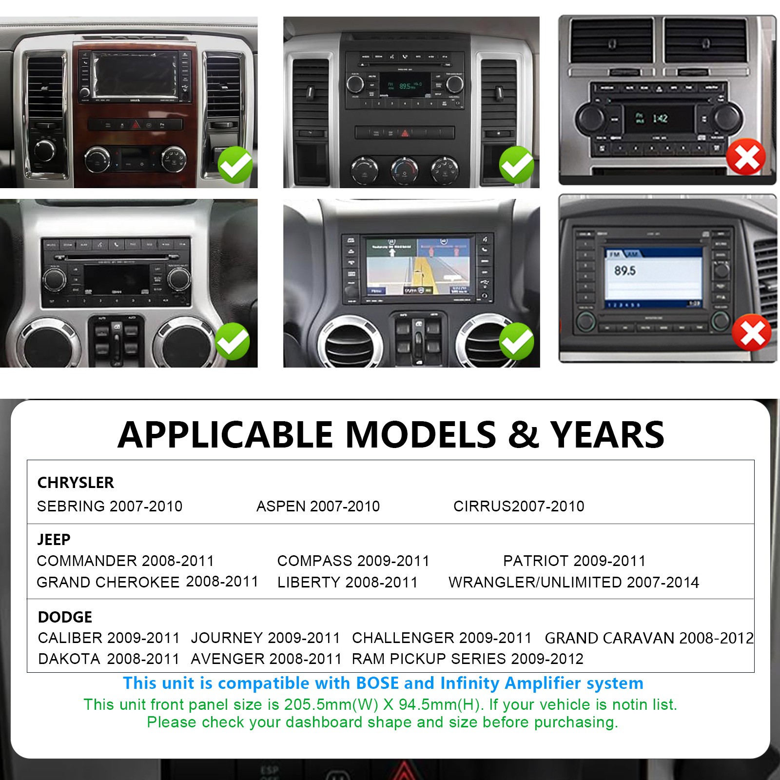 Carplay For Toyota Corolla 2003-2008 Android 15 Car Stereo Radio GPS Plug Play