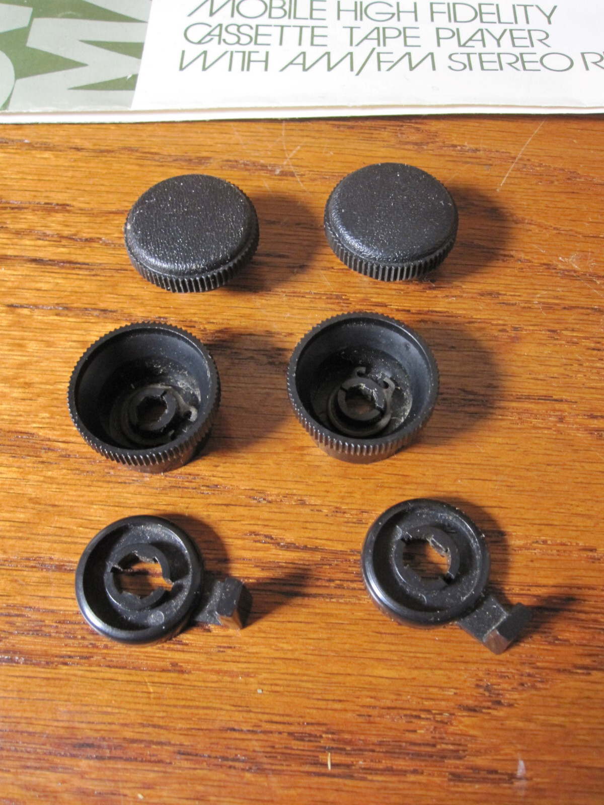 Vintage Roadmaster Royal Sound RS3110 Knob set and manual.