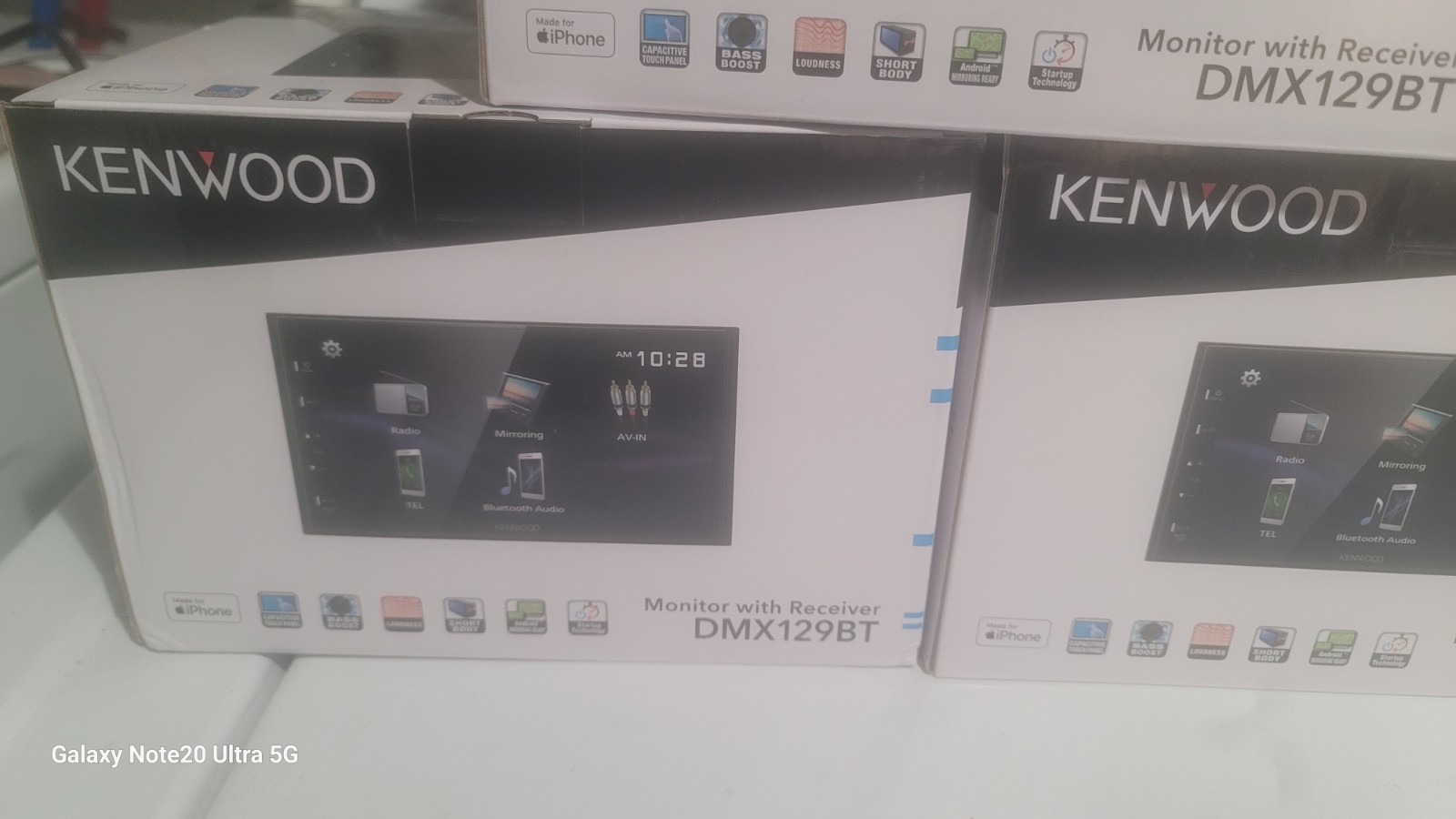 Kenwood DMX129BT 6.8″ LCD Touchscreen Digital Car Stereo AM FM Bluetooth USB