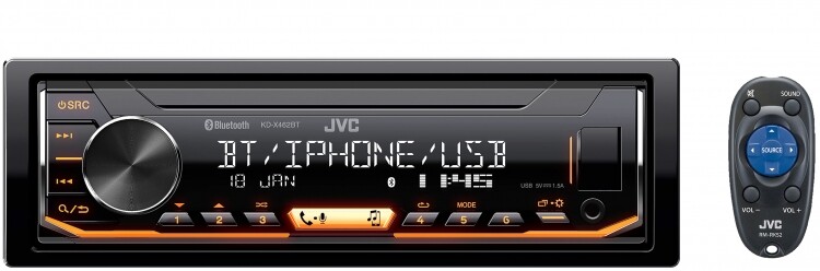 JVC KD-X462BT Digital Media Receiver w/Bluetooth & USB/AUX Input