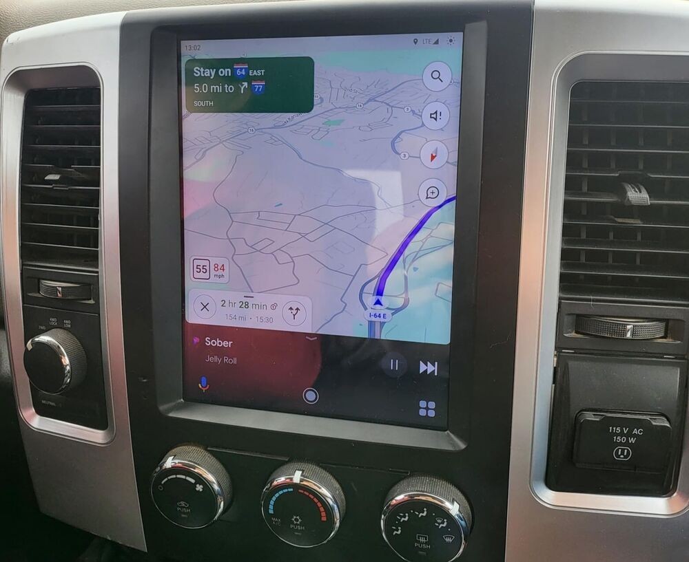 12.1″ For Dodge Ram 2008-2012 Android Car Radio Stereo GPS Navi Carplay 8G+128GB