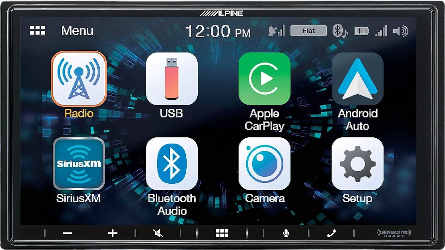 Alpine iLX-W650 7″ Double DIN Touchscreen Digital Receiver Very Good Used Condit