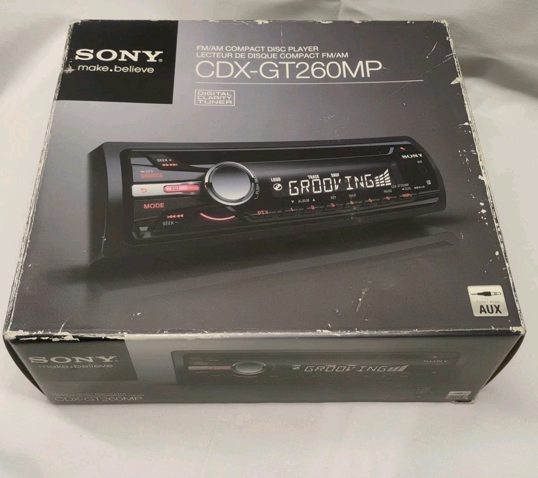 Sony CDX-GT260MP CD Player/MP3 In Dash Receiver