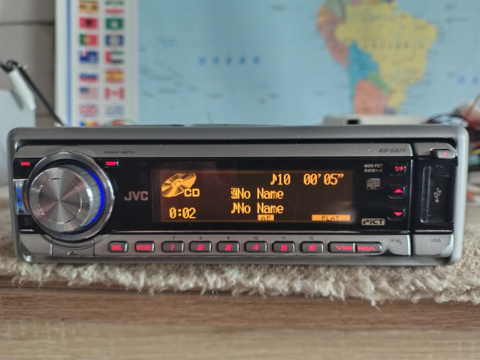 JVC KD-G821 Car Radio Stereo Mobile Media Station Fully Working Great Shape
