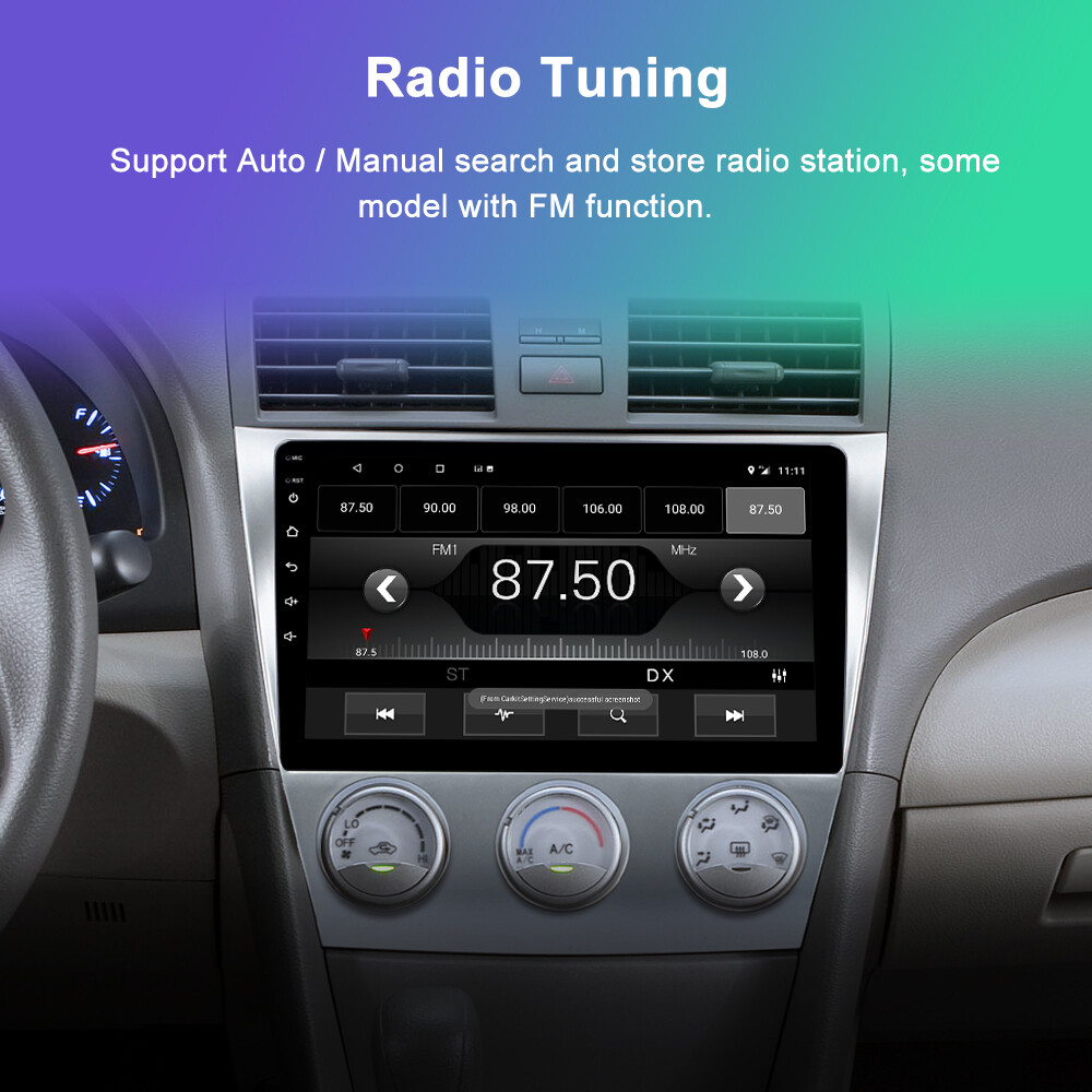 10.1” Carplay For Toyota Camry 2006-2011 Android 13.0 Car Stereo Radio GPS Navi