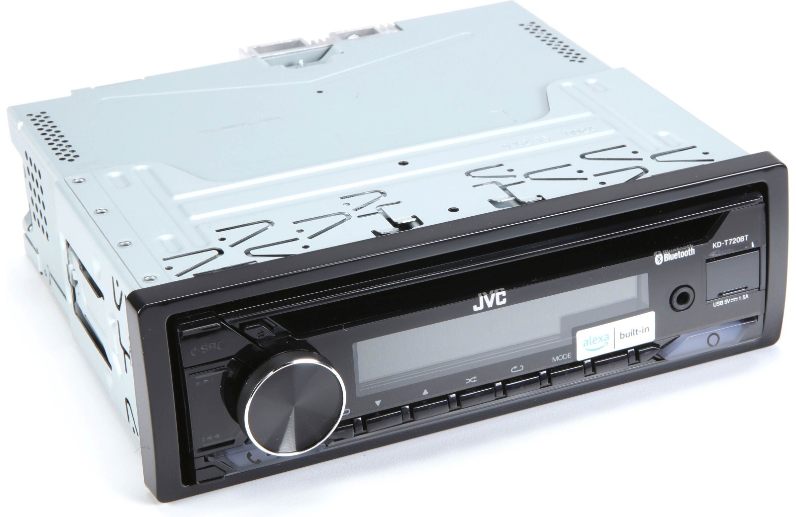 JVC KD-T720BT Bluetooth CD Player Android iPhone Alexa Pandora USB Aux MP3 AM FM
