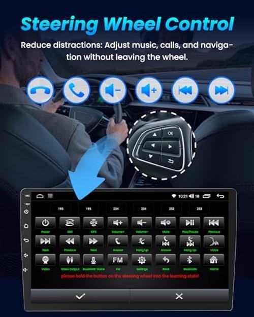 Car Radio Stereo for Dodge Grand Caravan 2011-2020, 9″ HD Touch Screen with