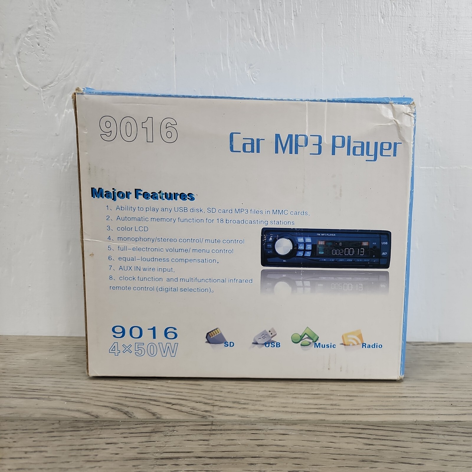 Car MP3 Player 9016 4x 50w – SD, USB, Music & Radio (B)