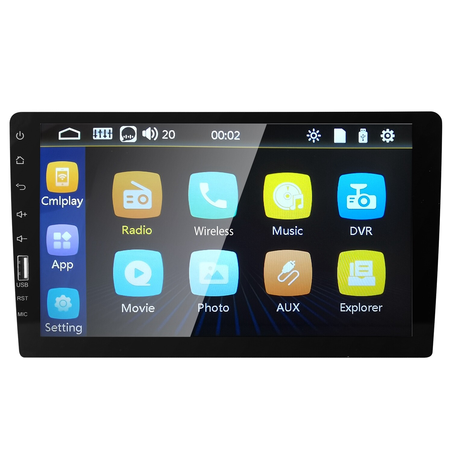 9″ Touch Screen Wireless Car FM Radio Stereo Mp5 Player Mirror Link &Rear Camera