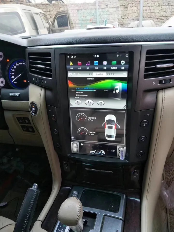13.6″ For 2007-2015 Lexus LX570 Car Stereo Radio Tesla Style GPS Carplay 8+128G