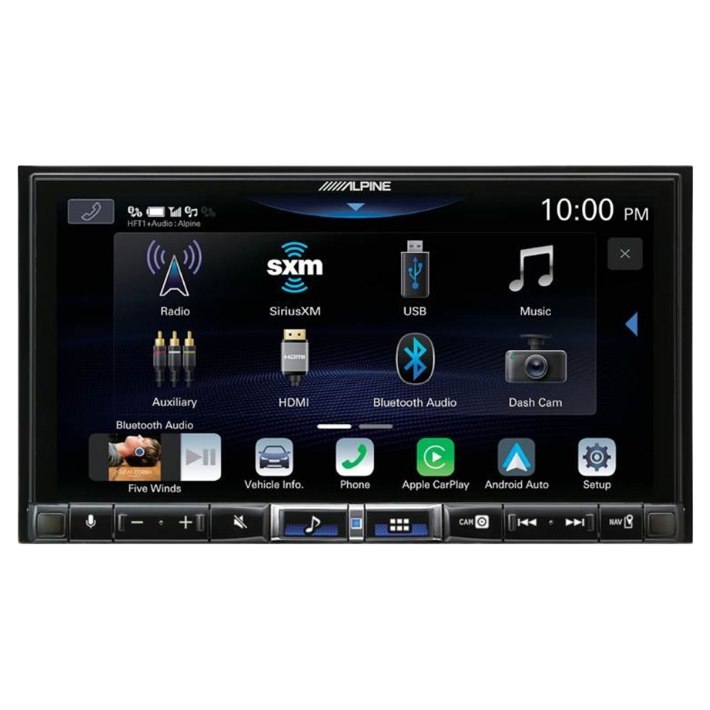 Alpine ILX-507 7″ Multimedia w/ Bullet Camera & DVR-C320R Dash Camera