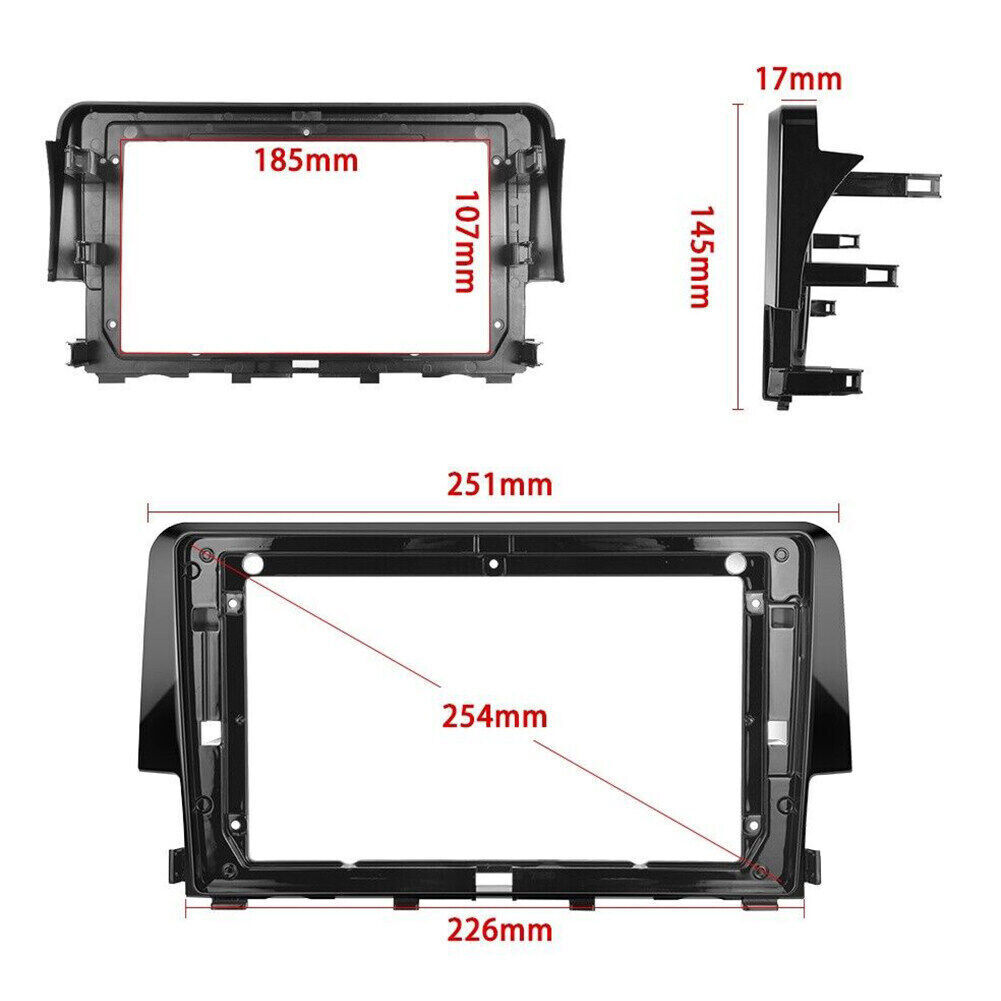 For Honda Civic 2016-2020 Carplay Android 12 Car Radio GPS FM EQ Head Unit